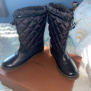 Coach Shoes - Black Samara Aniline Boots, size 6.5